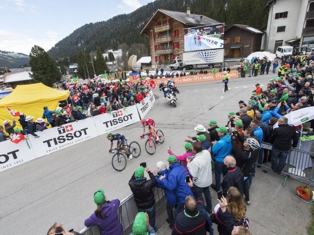 Le 28 avril 2016, Morgins avait accueilli l'arrivée d'une étape du Tour de Romandie.