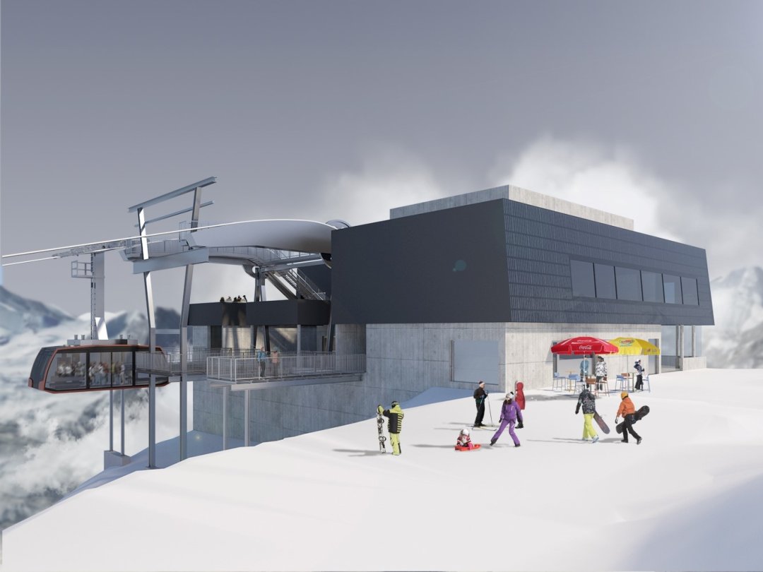 Le restaurant de l’Espace Weisshorn, sur le domaine skiable de Grimentz-Zinal, devrait ouvrir ses portes en octobre 2023.