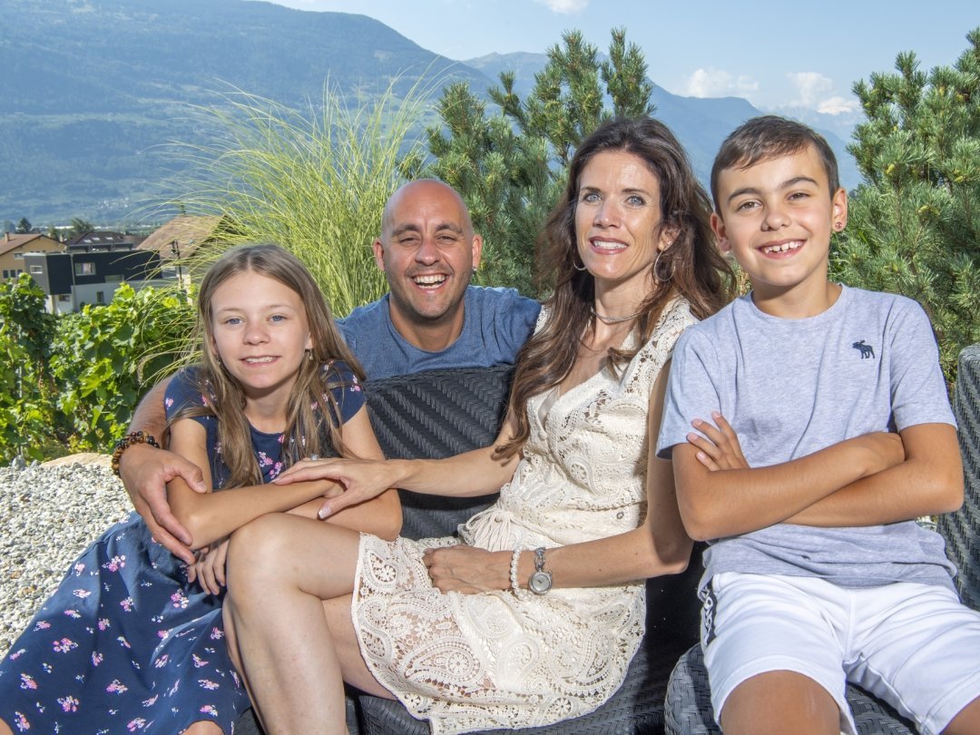 Barbara Vergères peut compter sur le soutien sans faille de son mari et de leurs deux enfants.