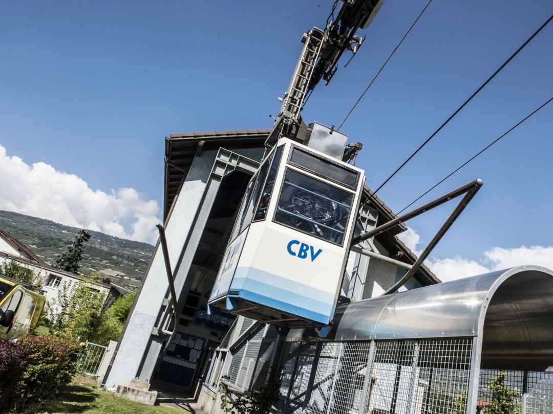 Le téléphérique Chalais-Vercorin fait l'objet d'un projet de renouvellement.