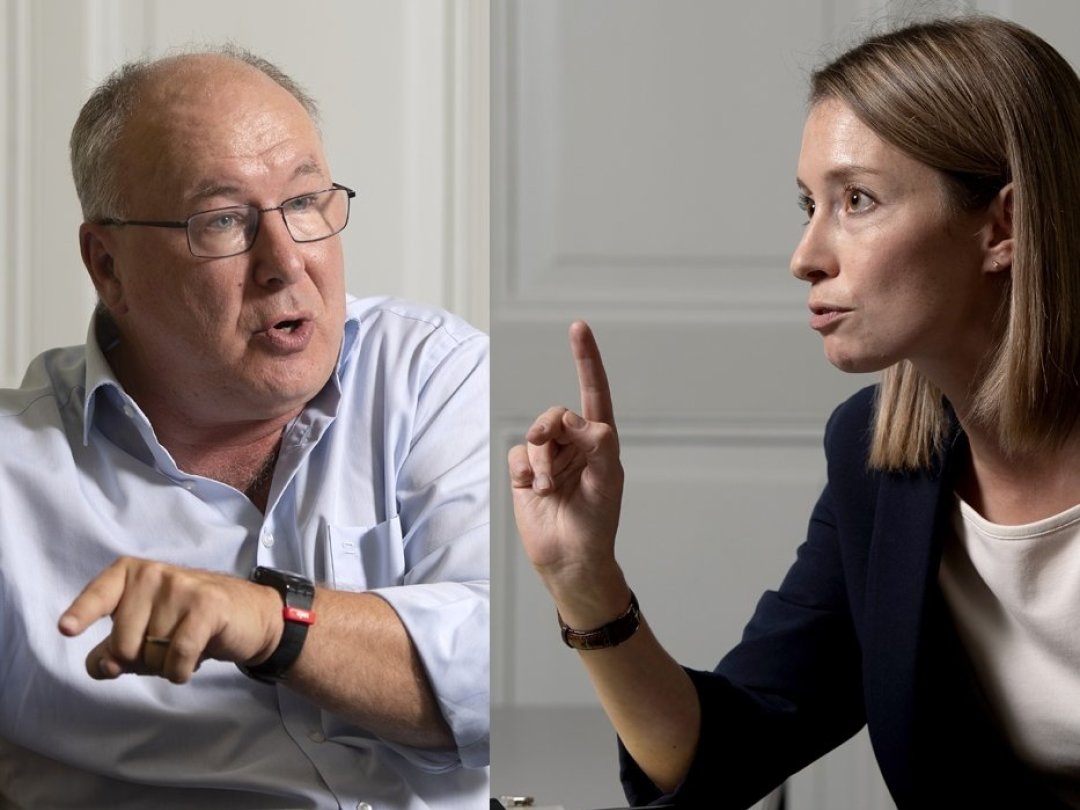 Pierre-Yves Maillard et Johanna Gapany se sont vivement affrontés sur la réforme de l'AVS, ce 7 septembre à Berne.