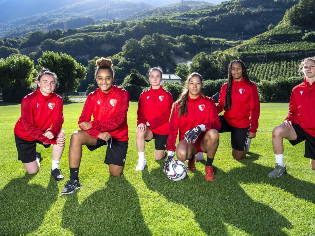 Tigane Ruddy, Omi Chnina, Fatjesa Gegollaj, Mickaela Bottega, Lucie Tengue et Ugné Lazdauskaite sont les nouveaux visages étrangers du FC Sion féminin
