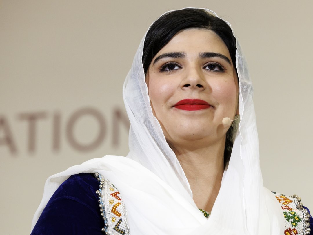 Pashtana Durrani le 2 décembre au siège de l'ONU à Genève.