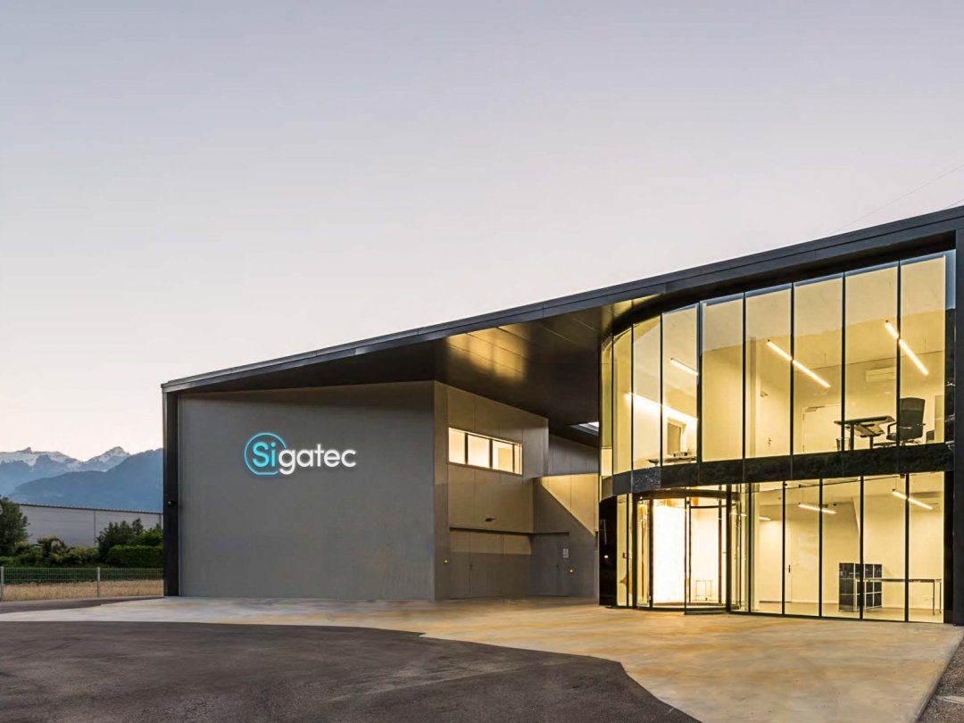 Sigatec dispose d’un nouveau bâtiment dans la zone industrielle des Iles à Sion.