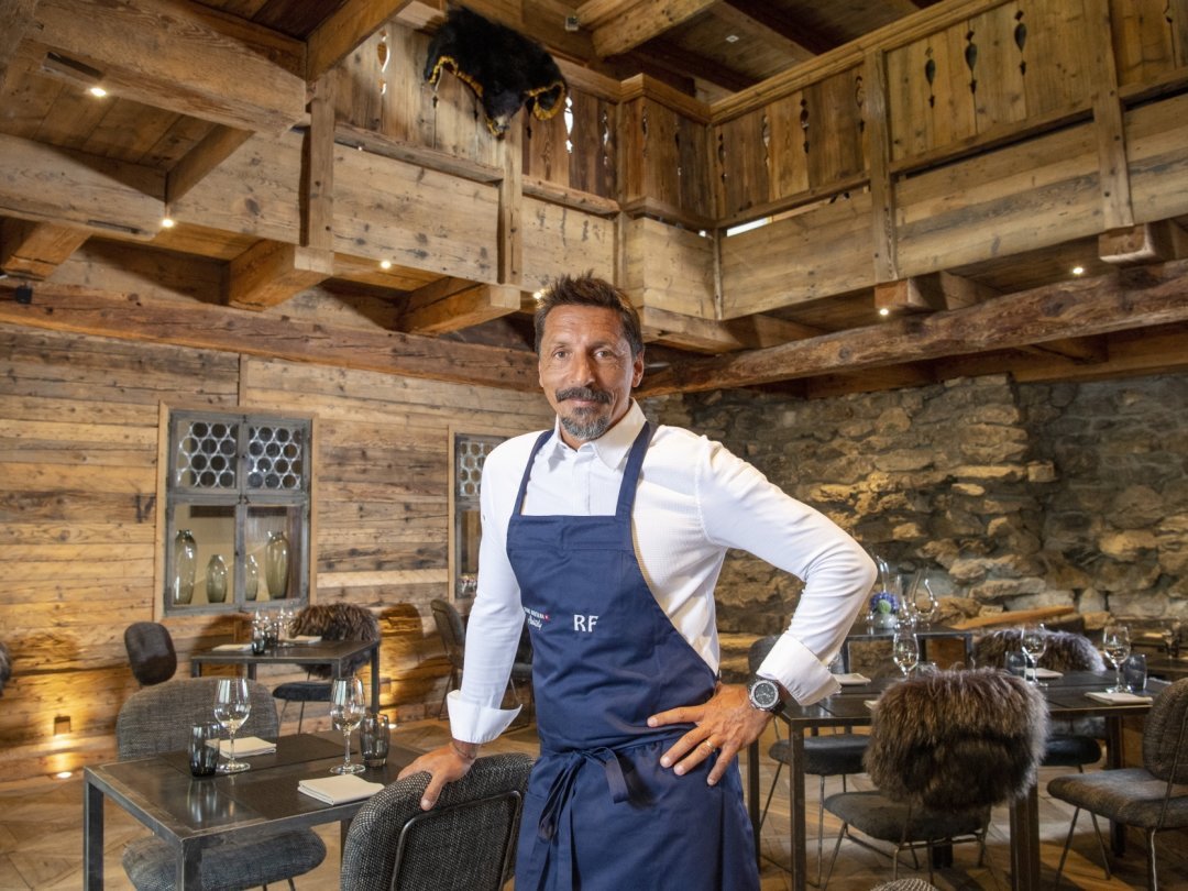 Franck Reynaud, chef cuisinier au Pas de l'Ours de Crans-Montana, recevra sa distinction lundi.