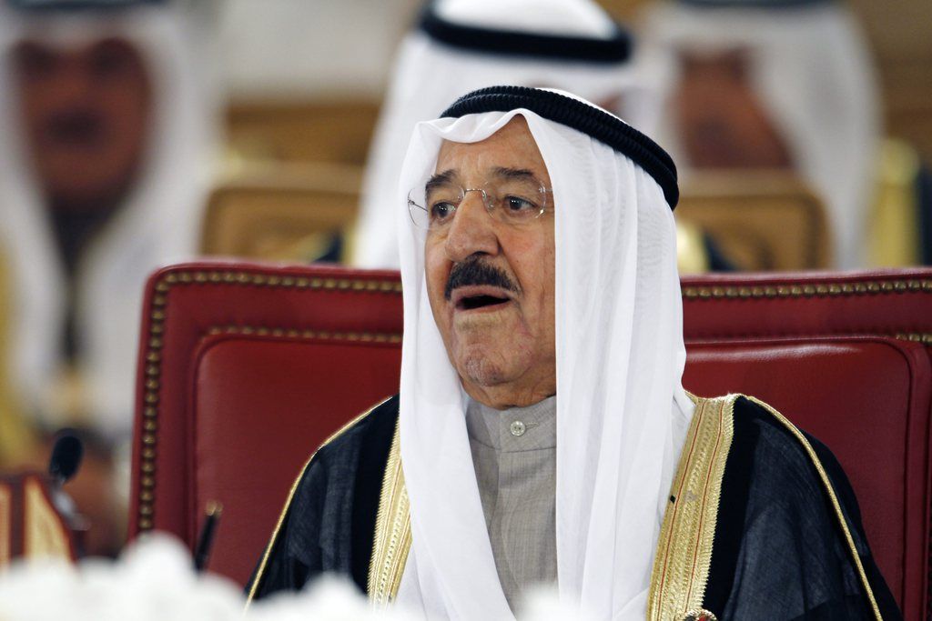 Sheikh Sabah al-Ahmad Al-Jaber Al-Sabah représentant du Bahrein au sein du Conseil de coopération du Golfe. 