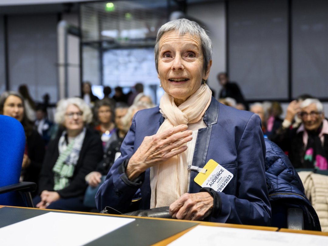 La co-présidente du mouvement, l'ancienne conseillère nationale Anne Mahrer, était l'une des quatre plaignantes ce mercredi à Strasbourg.