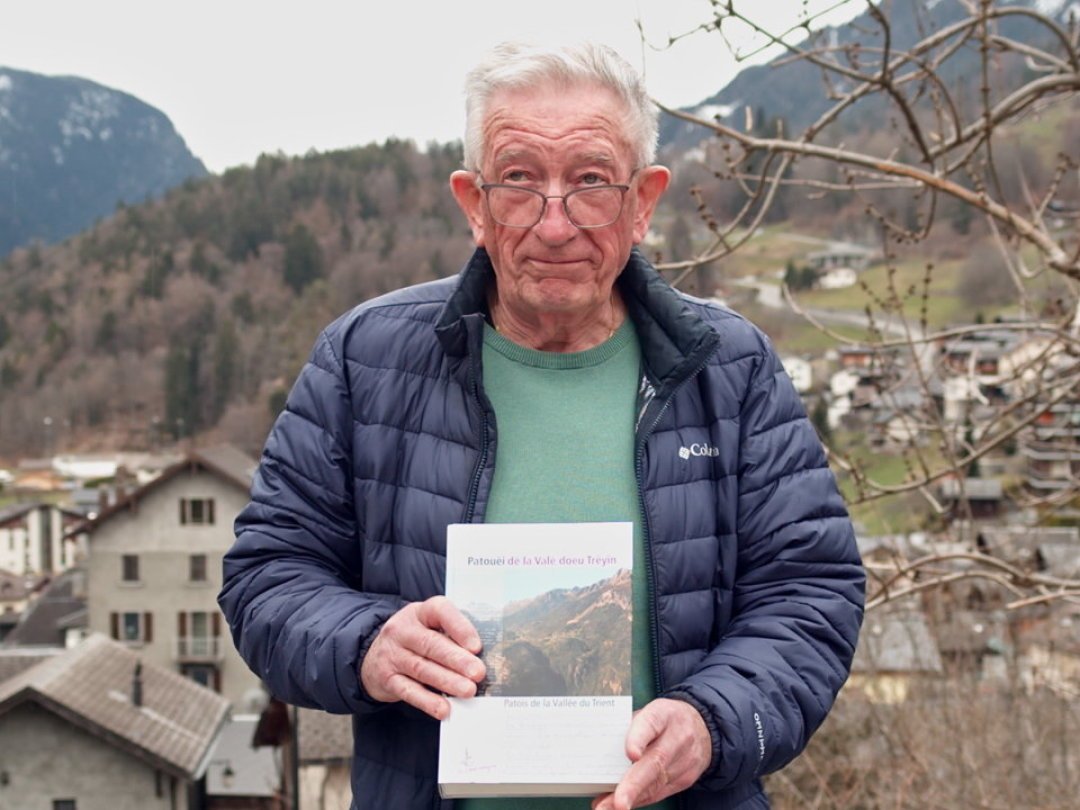 André Coquoz, coauteur du dictionnaire du patois de Trient.