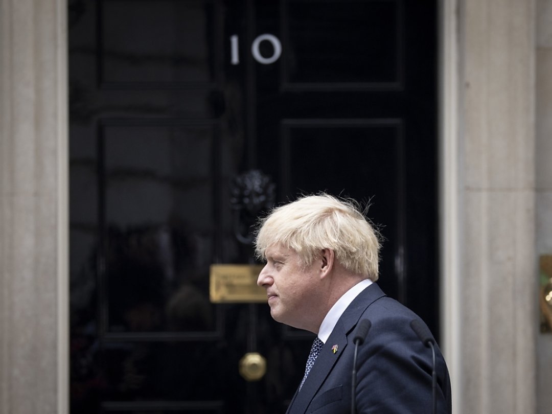 "Je suis très triste de quitter le Parlement - du moins pour l'instant ", a déclaré l'ex-premier ministre britannique Boris Johnson. (archives)