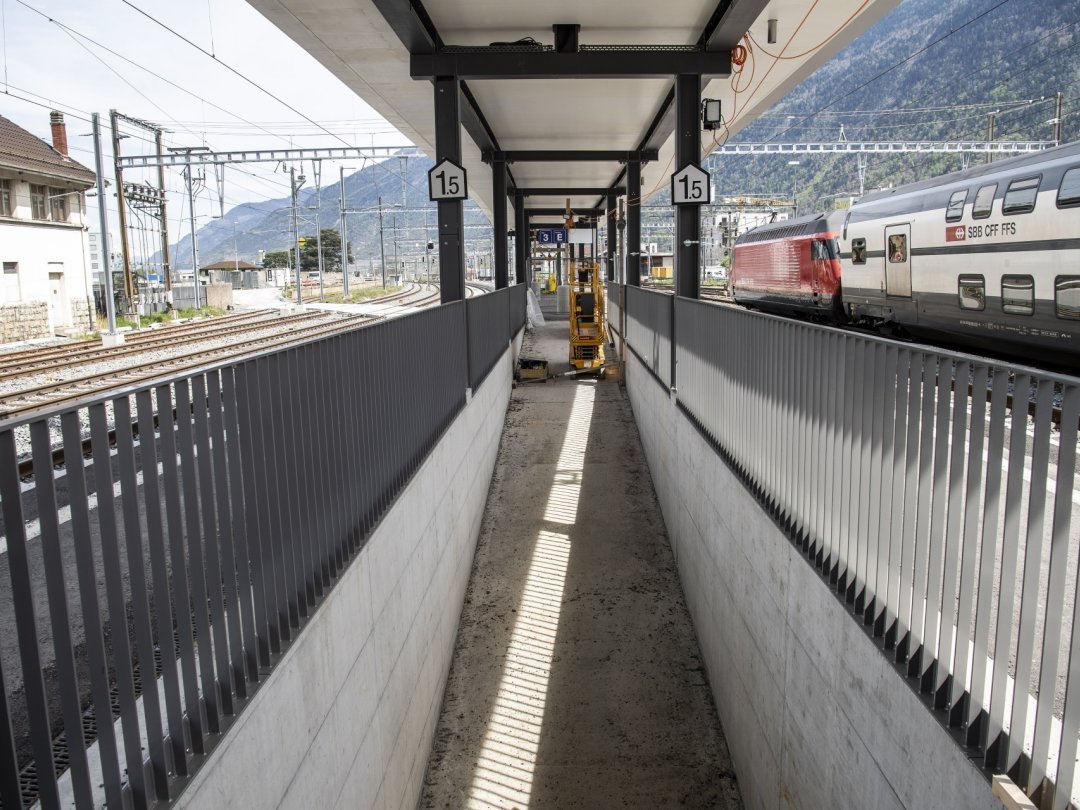 En préparation depuis plus d'une année, le nouveau passage sous-voies de la gare de Martigny va franchir une nouvelle étape durant ce prochain week-end.