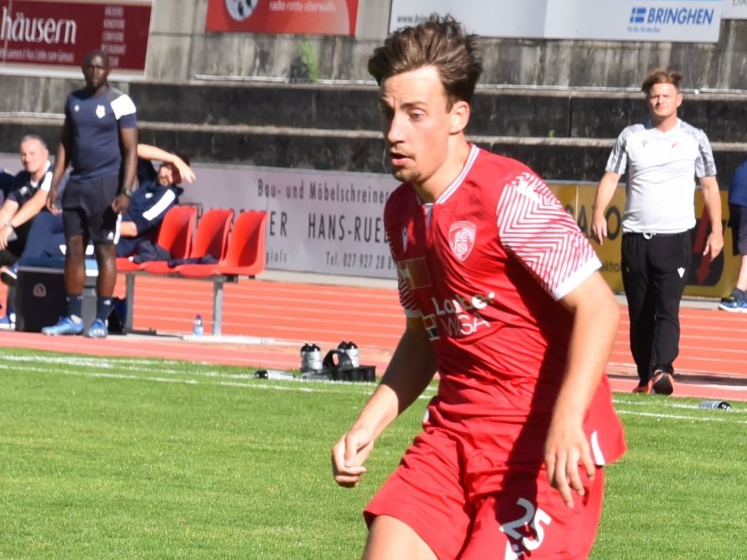 Max Melly porte le maillot du FC Naters après deux saisons et demie au Martigny-Sports