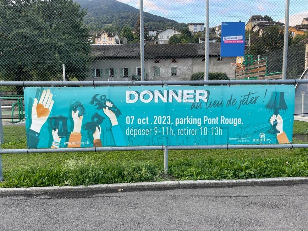 L’action «Donner au lieu de jeter» a fait ses preuves dans d’autres communes suisses et permet une valorisation des objets sans pour autant nécessiter des ressources et infrastructures importantes.