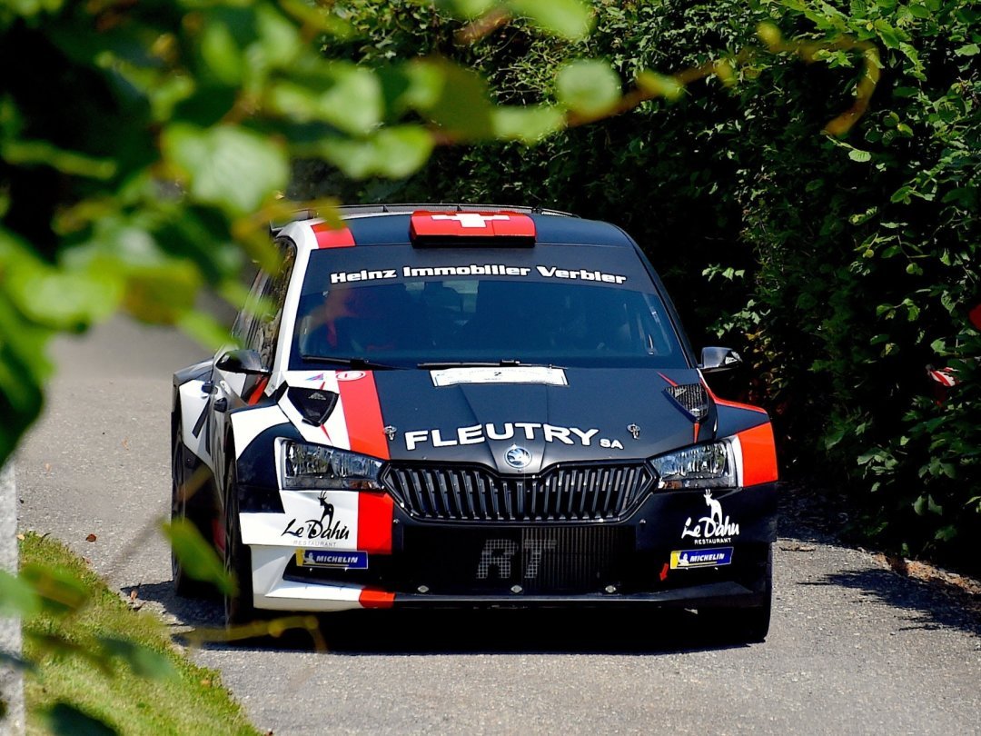Jonathan Michellod et son copilote Stéphane Fellay avaient obtenu le deuxième rang du Rallye du Chablais au début de l'été.