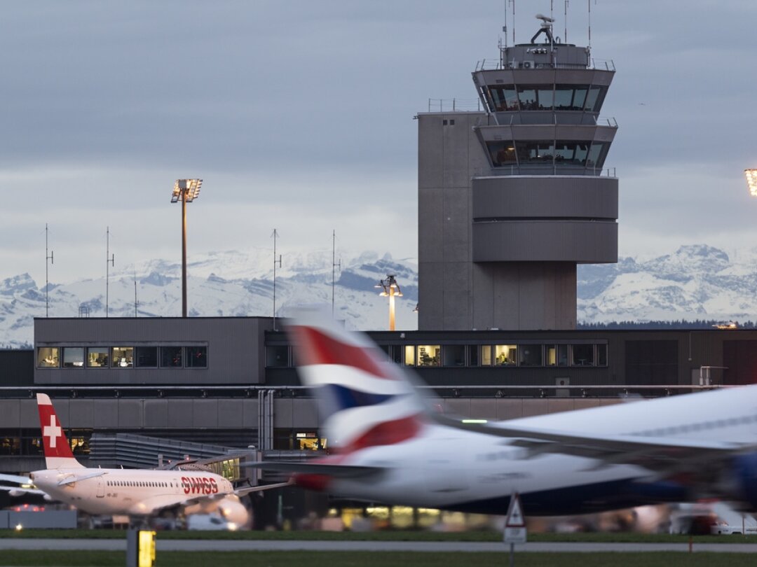 L'aéroport de Zurich a enregistré une hausse du trafic aérien de 15,1% en 2023.