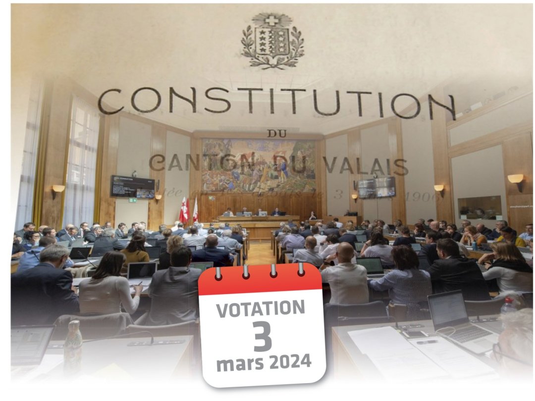 La population valaisanne votera sur le projet de nouvelle Constitution le 3 mars prochain.