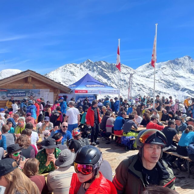 La tournée #enpistes, ici à Zinal, va s’étendre l’hiver prochain.