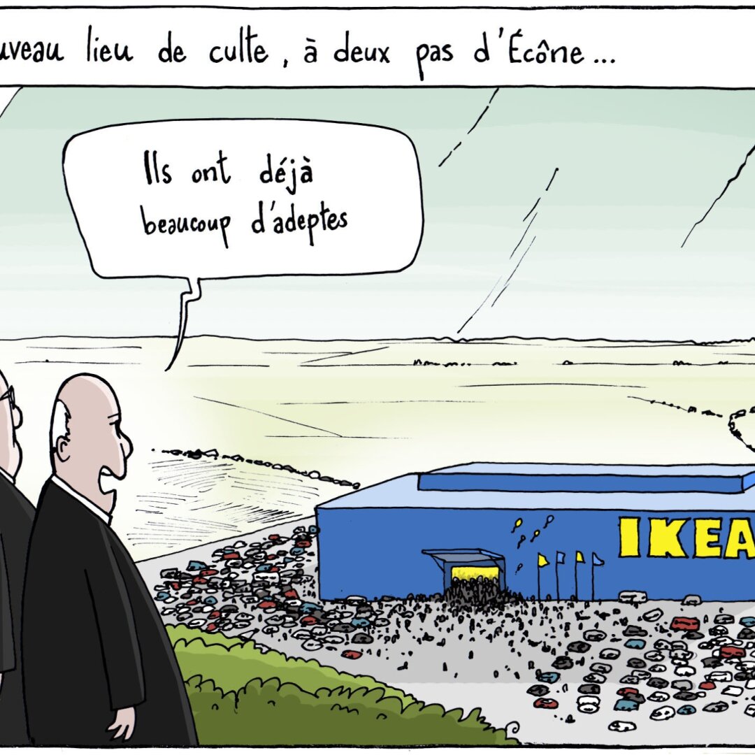 A Riddes, Ikea fait office de nouveau lieu de pèlerinage.