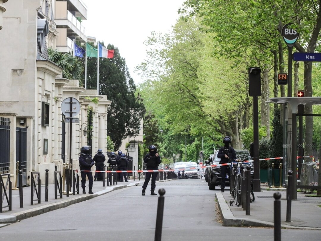 Le quartier du consulat d'Iran a été entièrement bouclé vendredi.