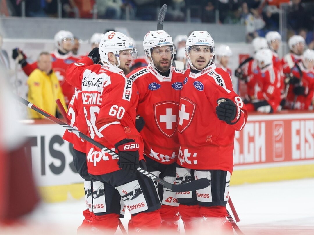 La Suisse a battu la Lettonie 4-0 à Kloten, le 27 avril 2024.