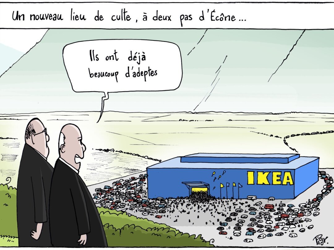 A Riddes, Ikea fait office de nouveau lieu de pèlerinage.