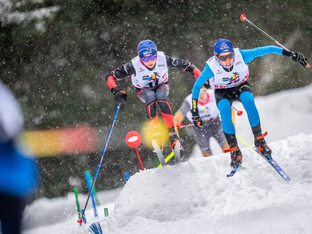 Un final spectaculaire pour les jeunes adeptes du ski nordique le week-end dernier à La Fouly.