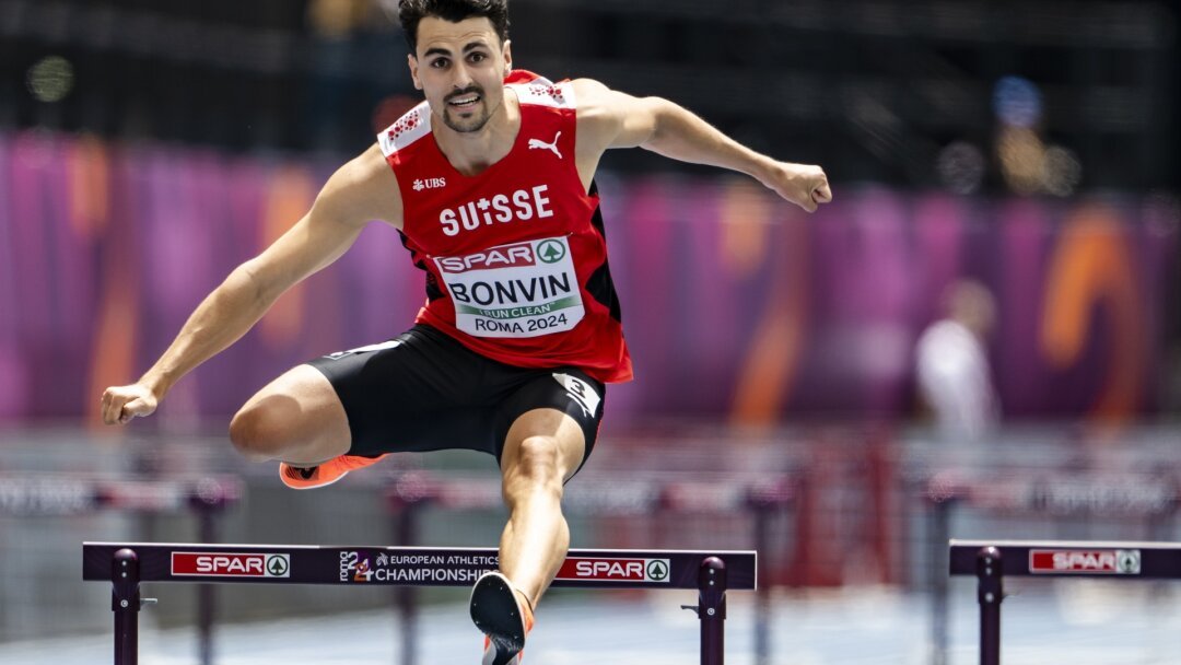 Athlétisme: «En demi-finale, ça peut faire des étincelles» Julien Bonvin, qualifié à Rome
