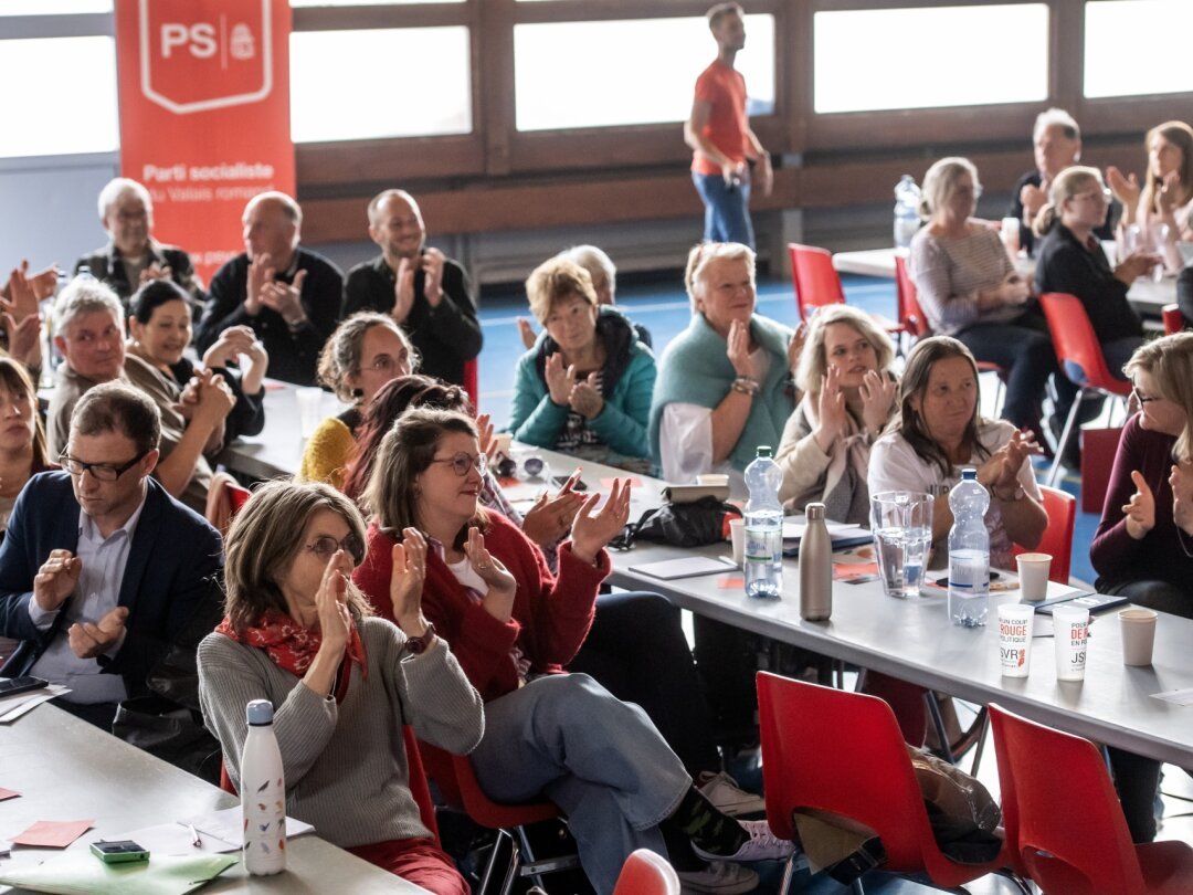 La résolution des jeunes socialistes a divisé l'assemblée lors du congrès du PSVr à Fully ce samedi. (image d'illustration)