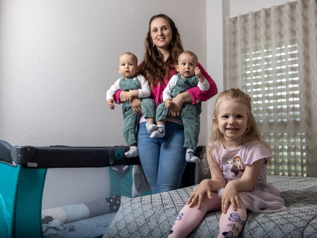 Déjà maman d'une petite Nina, Katarina Markic a eu recours aux services de Fée Dodo l'été dernier, après la naissance de ses jumeaux Mateo et Ivan.