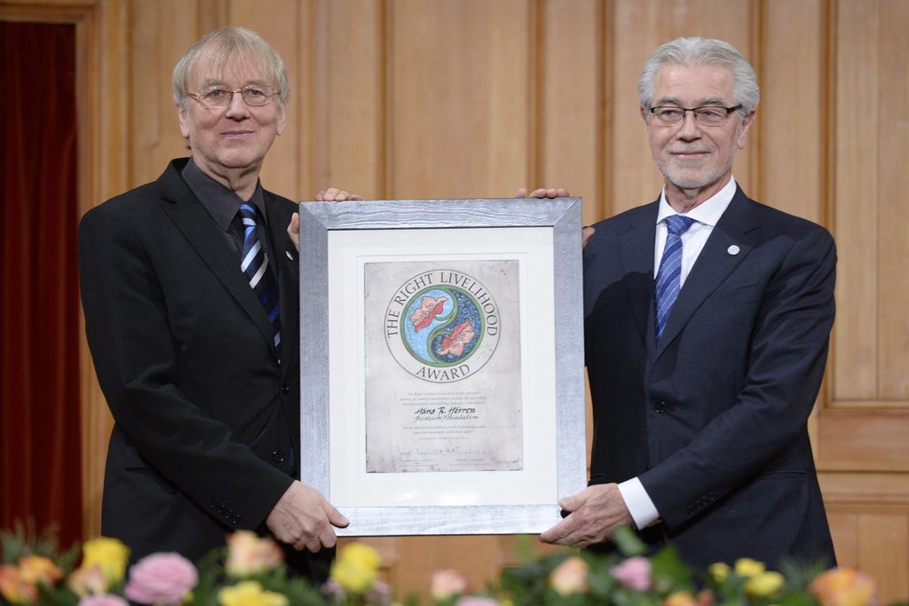 L'agronome suisse Hans R. Herren a été honoré pour ses réalisations dans la lutte biologique et l'agriculture durable.