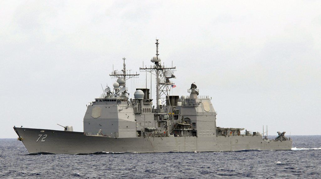 Le destroyer USS Mahan est l'un des bâtiments américain à croiser en Méditerranée. 