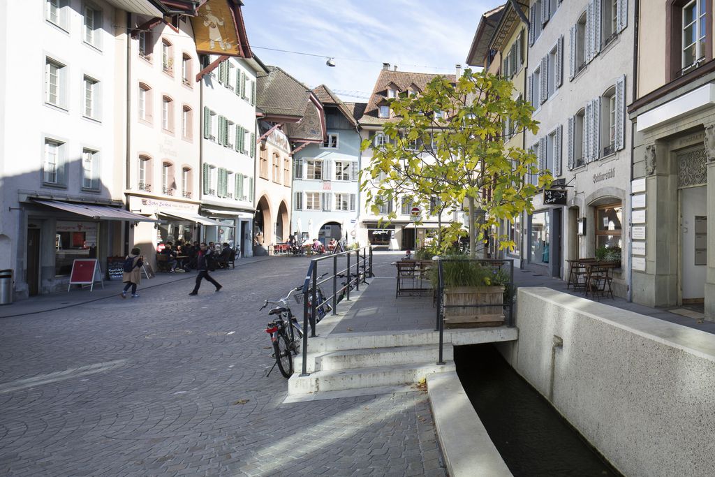 La vielle ville d'Aarau.