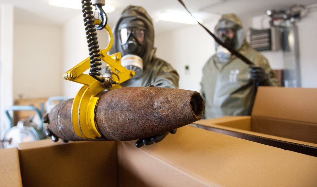Au terme de cette opération, le 90% du stock d'armes chimiques syriennes devrait avoir été évacué, puis détruit. 