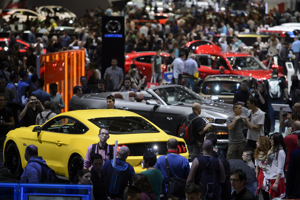 Le 84e Salon de l'automobile à Genève a attiré 670 000 visiteurs. C'est un peu moins que lors de la précédente édition. 