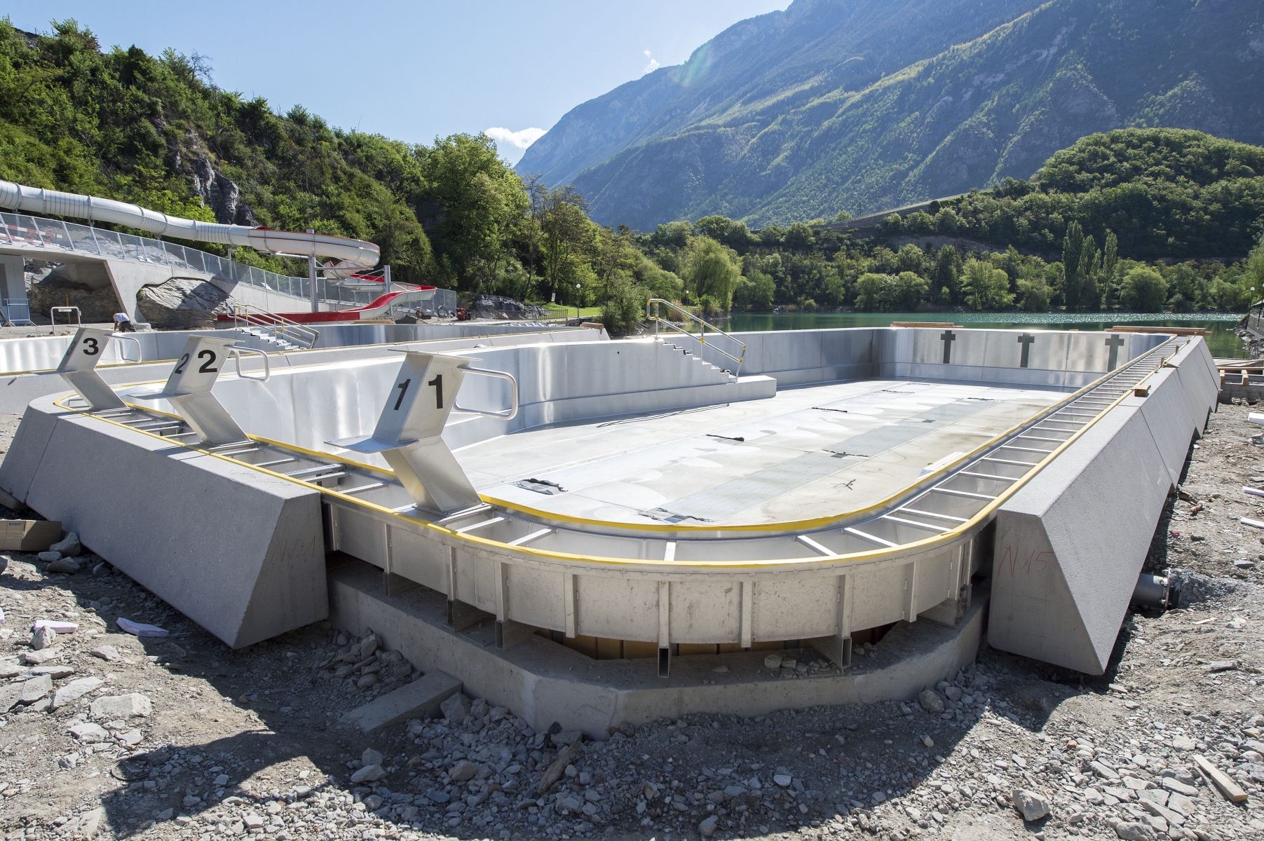 La nouvelle piscine de Géronde ouvrira ses portes dès la fin du mois de mai.