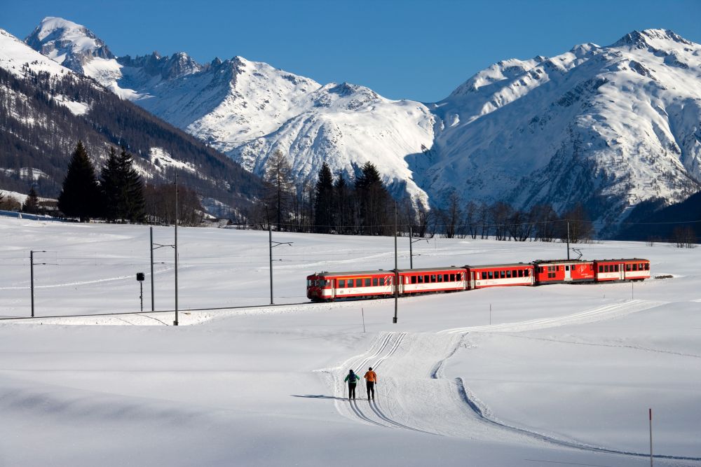Si la ligne Gornergrat Bahn à Zermatt tire son épingle du jeu, le Glacier Express fait lui grise mine.