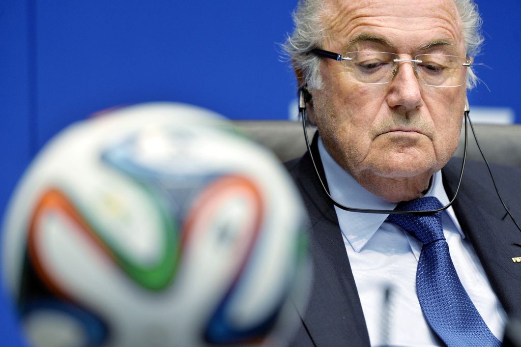 Le Valaisan Joseph "Sepp" Blatter.