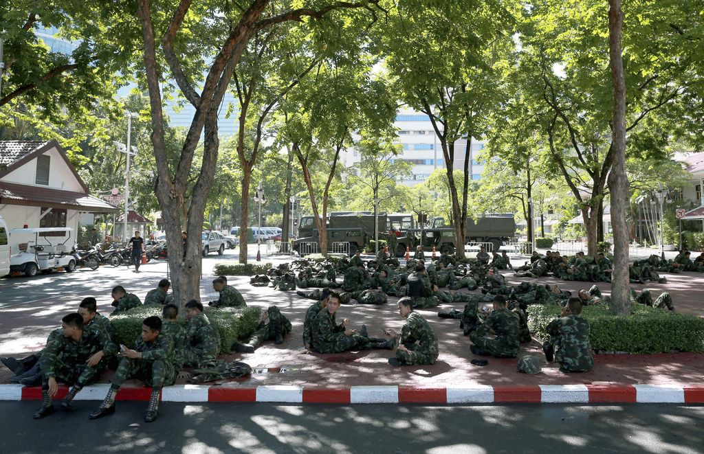 Selon la junte, 5700 policiers et militaires ont été déployés dans la capitale.