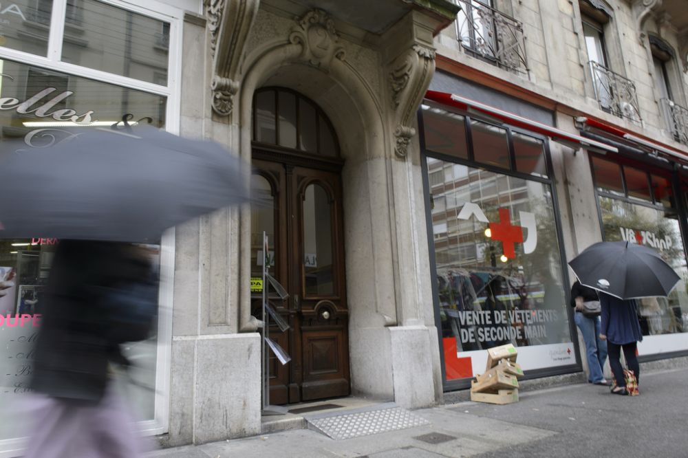 L'entrée du centre de semi-liberté "La Pâquerette des Champs" à Genève.