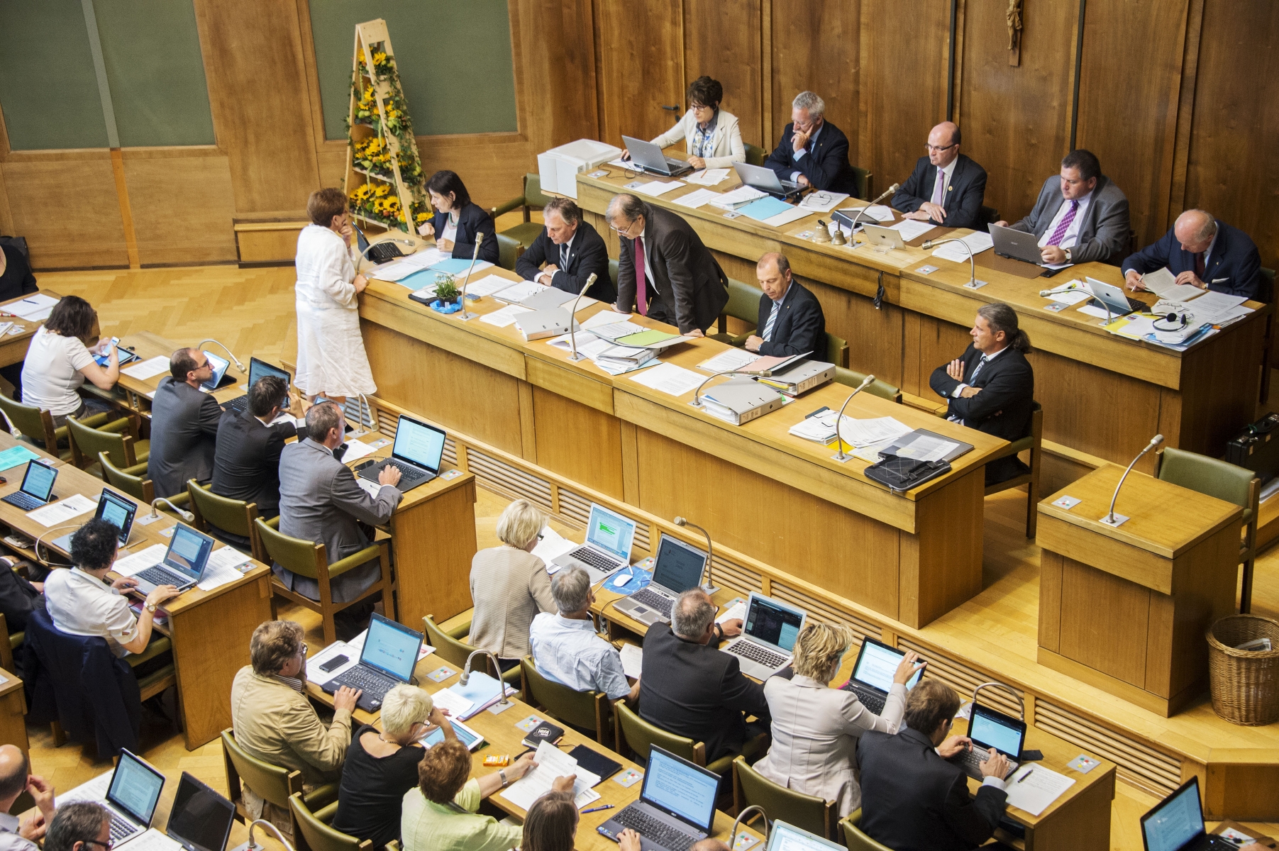Les votes lors de la prochaine session du Grand Conseil valaisan s'annoncent serrés.