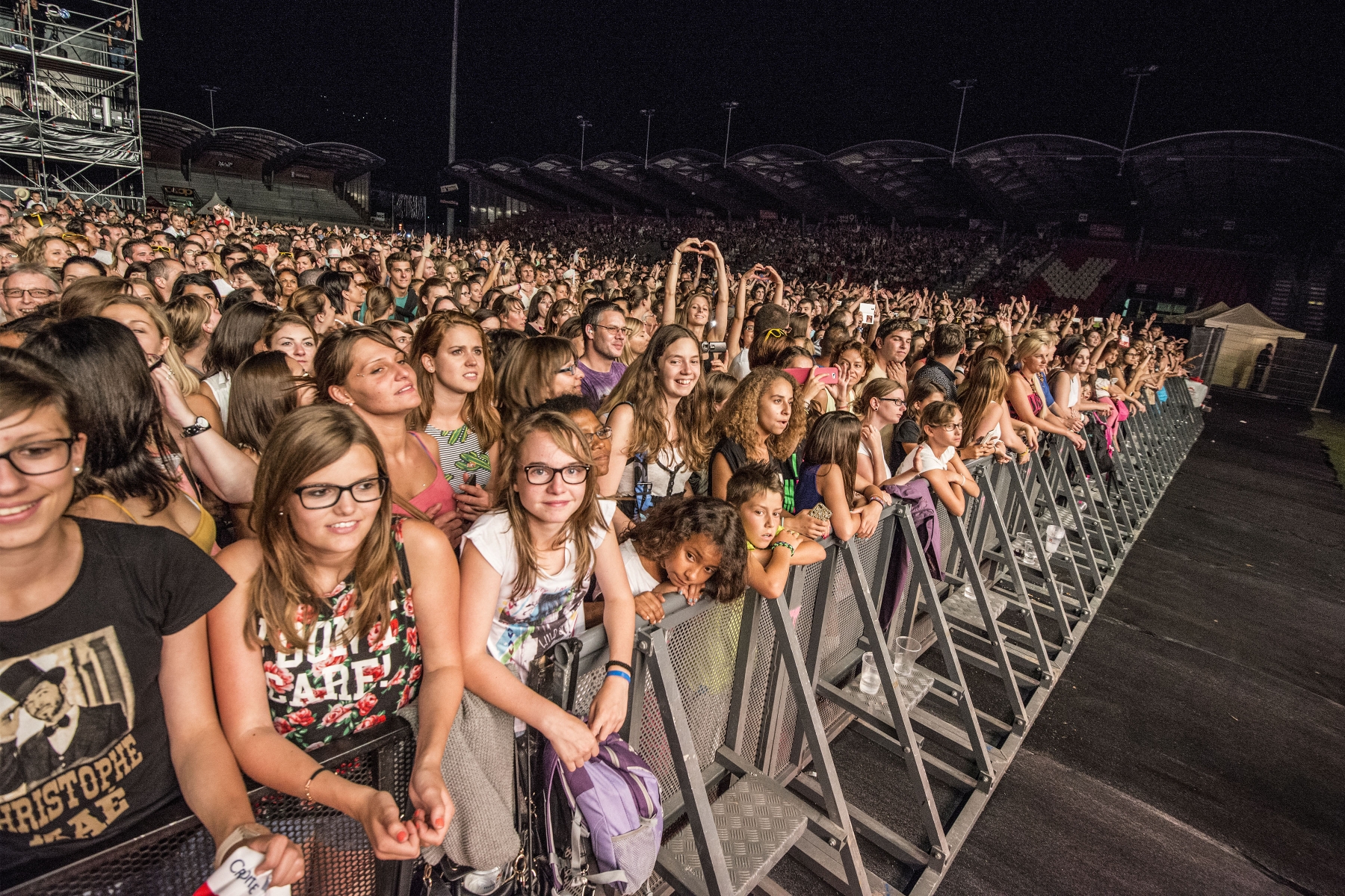 Sion, le 19.07.2014. Sion Sous Les Etoiles au Stade de Tourbillon. Christophe MAE. (Le Nouvelliste/Christian HOFMANN)