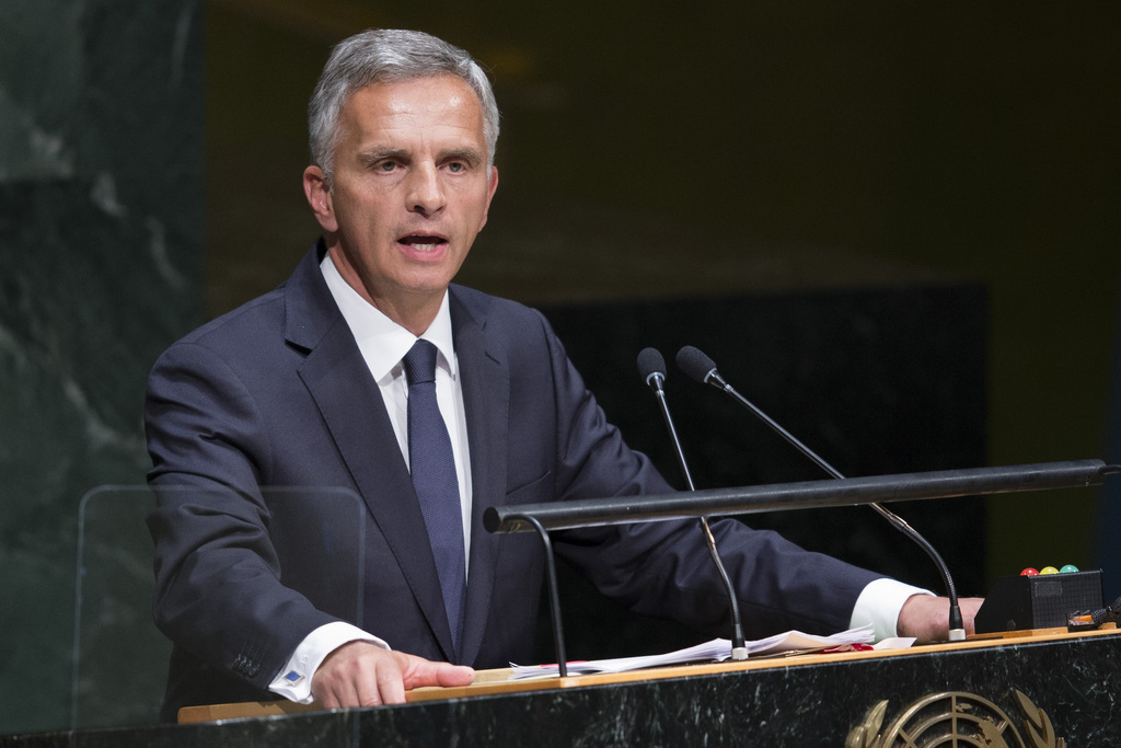 Didier Burkhalter veut consolider la sécurité européenne en reformant la confiance.