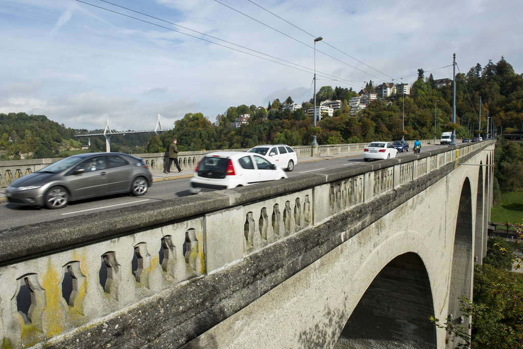 Le pont de Zähringen à Fribourg a servi d'exemple aux architectes.