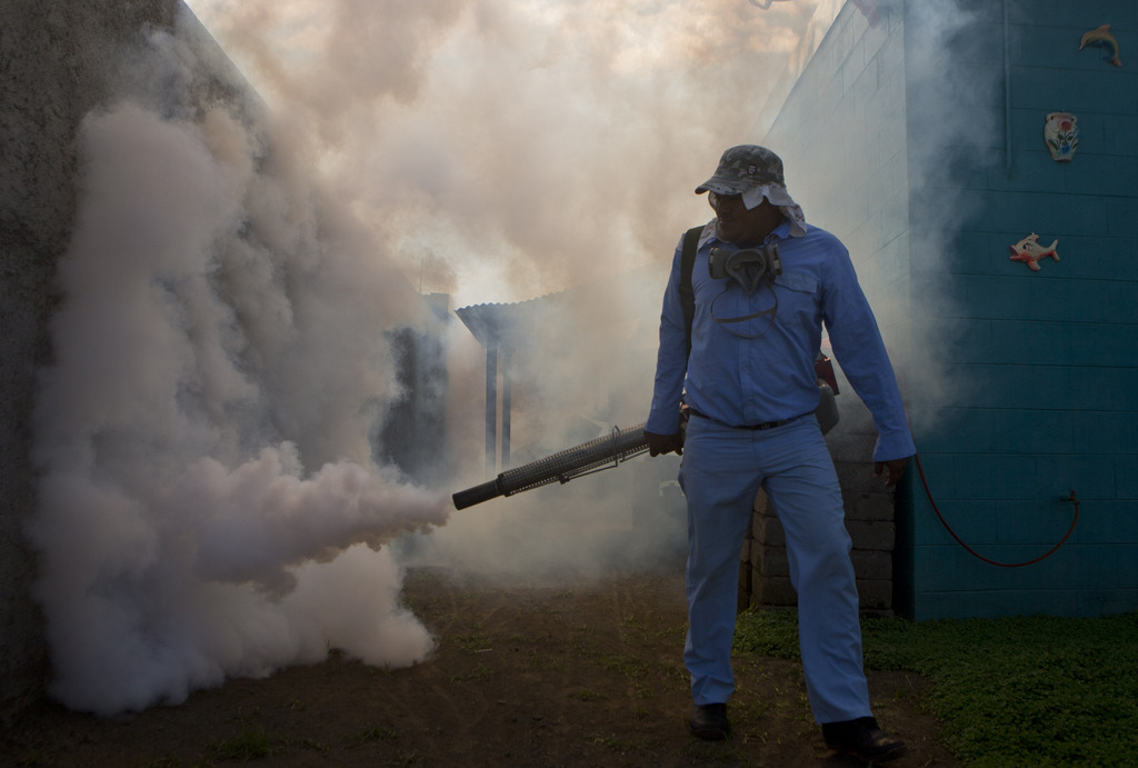 Au Nicaragua, on tente d'éliminer les moustiques, responsable de la transmission du virus.