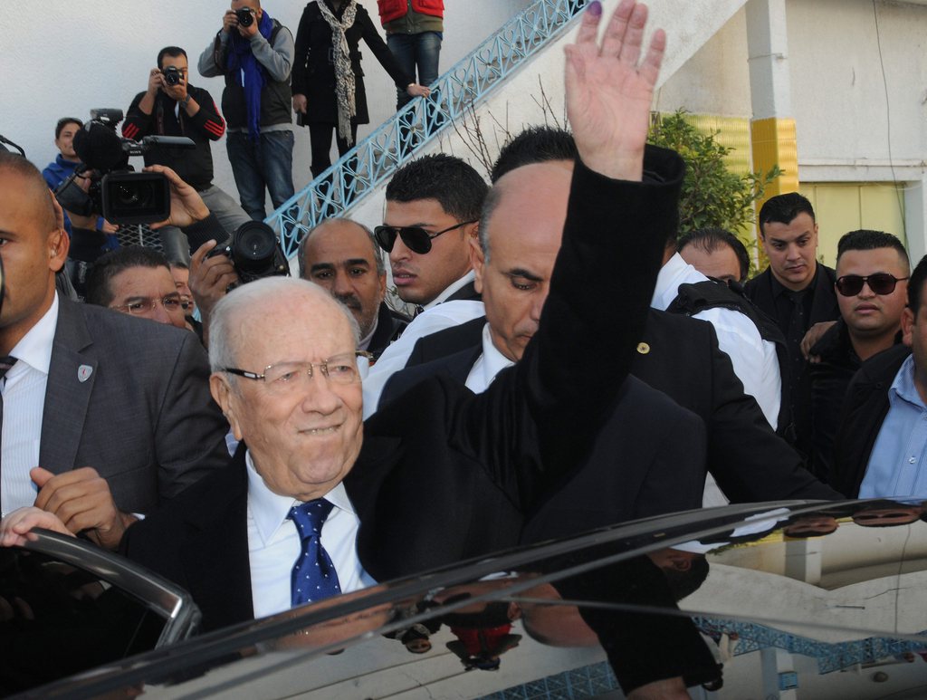 Beji Caid Essebsi a été élu à la présidence du pays avec avec 55,68 % des voix.