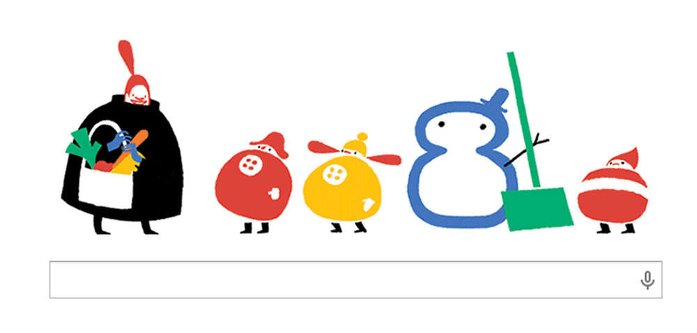 Google célèbre le solstice d'hiver.