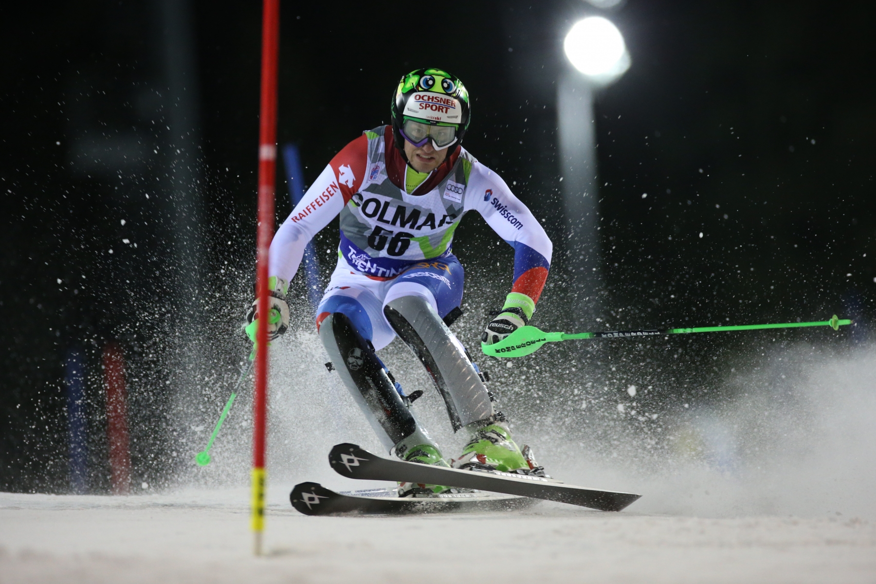 Justin Murisier (22e) se classe en slalom pour la première fois depuis mars 2011.