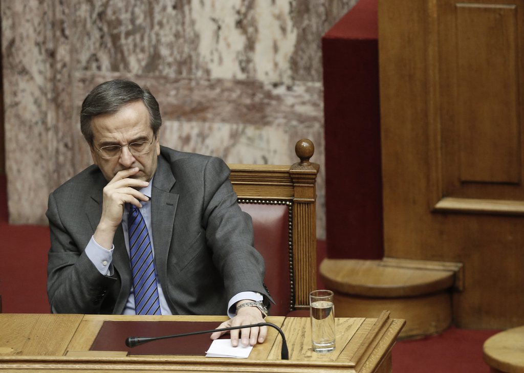 Le Premier ministre Antonis Samaras a maintenant dix jours pour dissoudre le Parlement et convoquer des élections législatives.