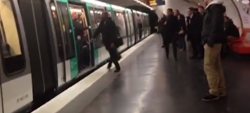 L'incident est survenu mardi dans le métro parisien.