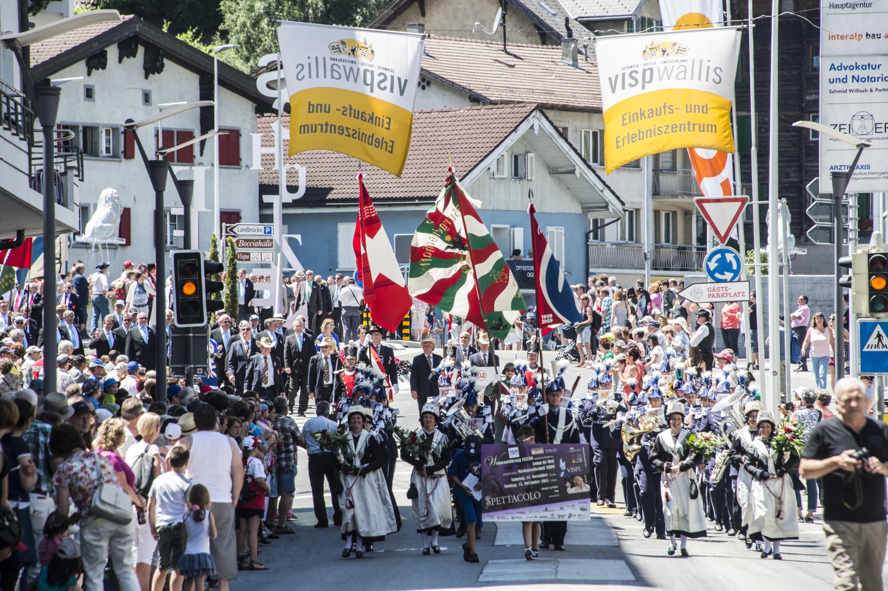 

Image d'illustration de la journée officielle de la fête fédérale de tir Valais 2015 et son cortège.