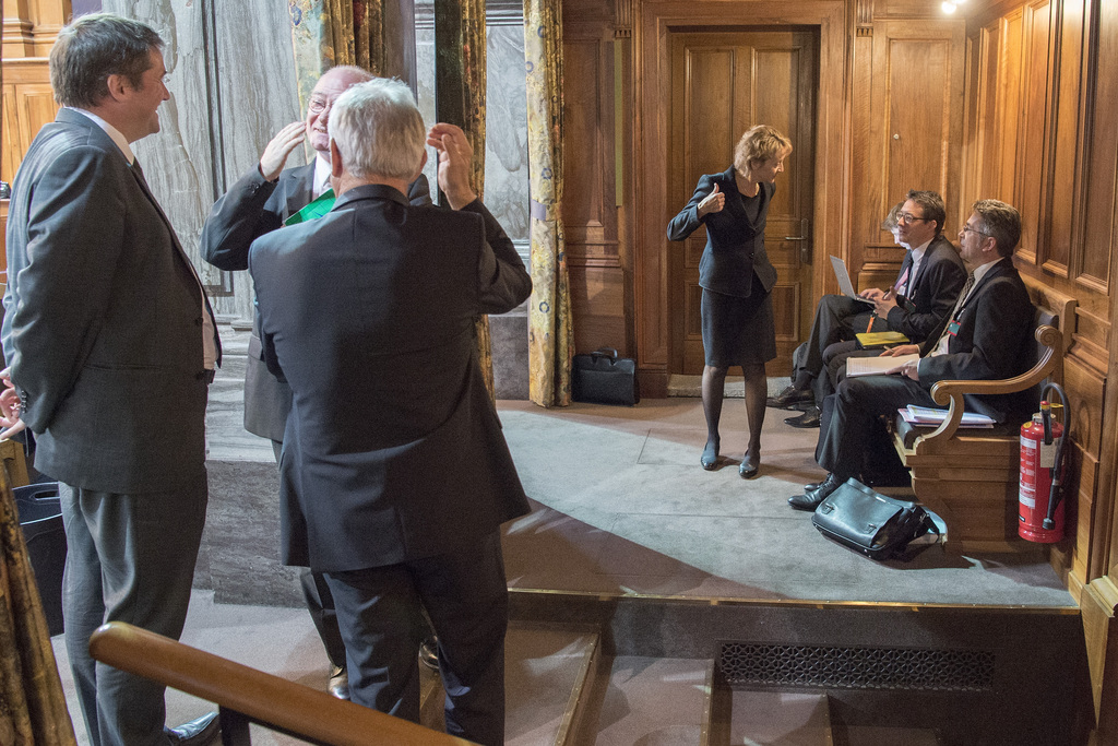 Eveline Widmer-Schlumpf, lors de la session du Budget. 